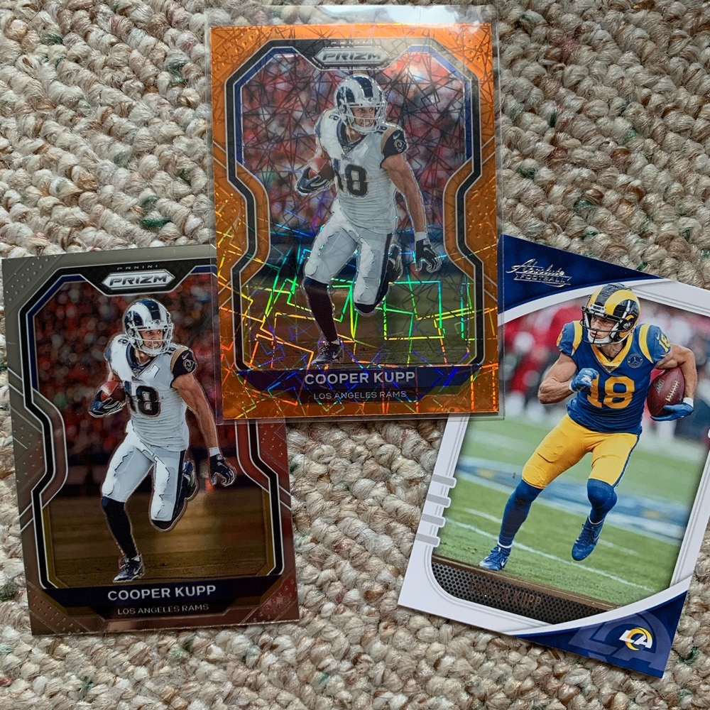 Cooper Kupp Rams NFL Panini Prizm Card Lot Rare